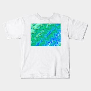 water texture abstract Kids T-Shirt